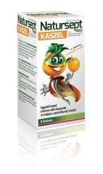 Natursept KASZEK Lizaki dla dziecka na kaszel smak Pomarańczowy 6 sztuk