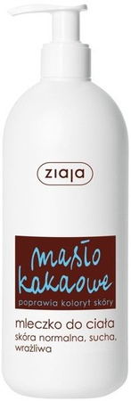 Ziaja Masło Kakaowe Mleczko Do Ciała Natłuszczająco-Ujędrniające 400 ml