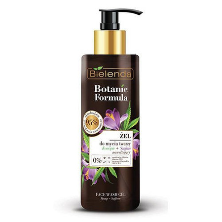 Bielenda Botanic Formula Hemp Oil + Saffron Face Cleansing Gel 200ml