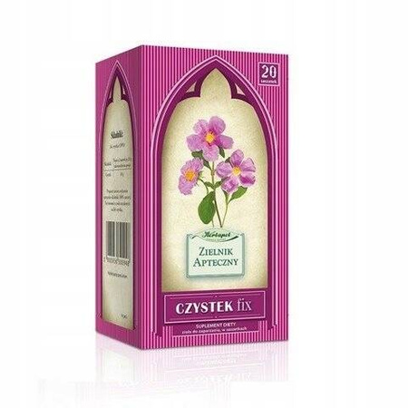 CISTUS INCANUS TEA 20 PCS enhances immune system HERBAPOL