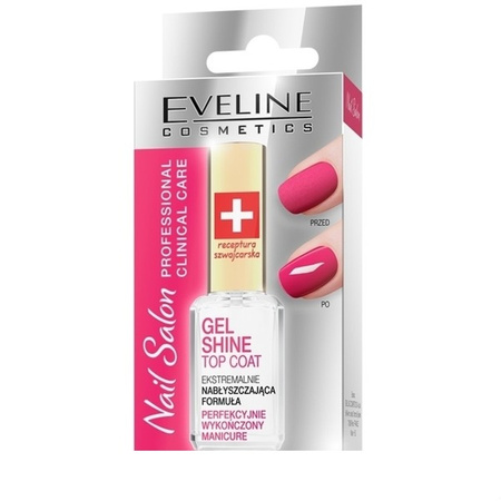 Eveline Nail Salon Gel Shine Top Coat 12ml