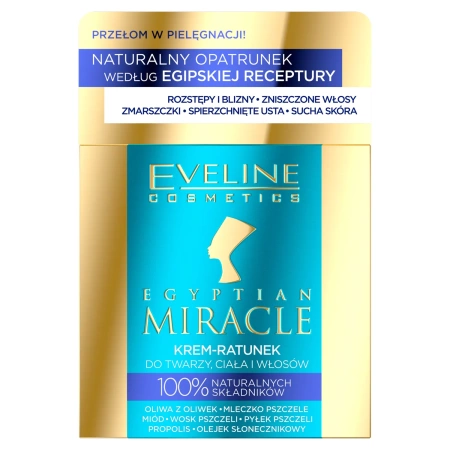 Eveline Egyptian Miracle Krem - ratunek do twarzy ciała i włosów 400 ml