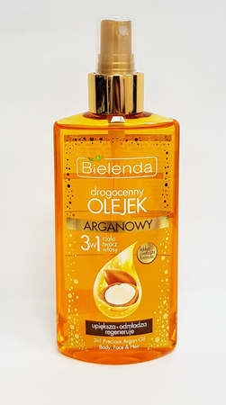 Bielenda Drogocenny Olejek Arganowy 3w1 Do Ciała Twarzy Włosów 150 ml