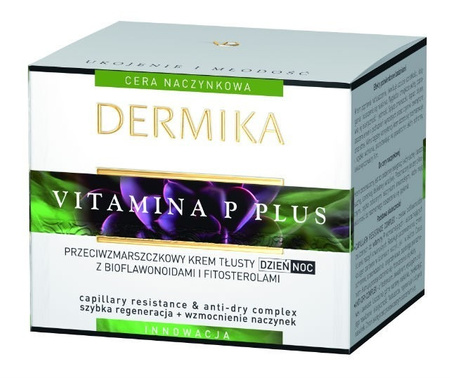 Dermika Vitamin P Plus Anti-Wrinkle Oily Day/Night Cream 50ML