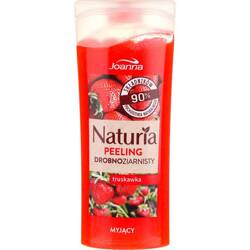 Joanna NATURIA Dronoziarnisty Peeling myjący do ciała Truskawka 100g