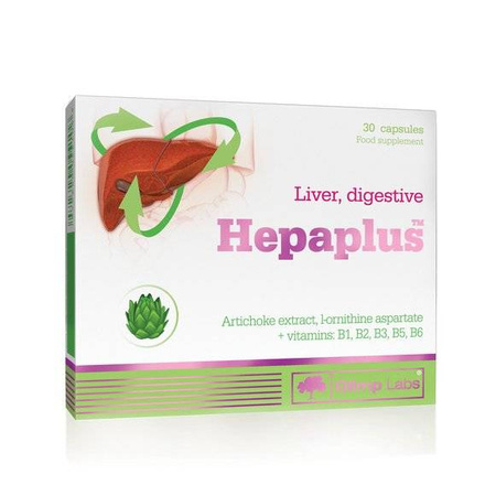 Olimp Hepaplus- wątroba, trawienie 30 kapsułek 