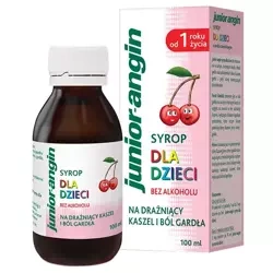 Junior-angin Syrup For Children For Irritating Cough And Sore Throat 100ml