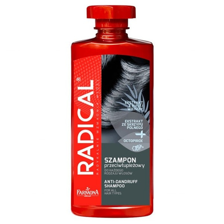 Farmona RADICAL Szampon przeciwłupieżowy do każdego rodzaju włosów 400 ml