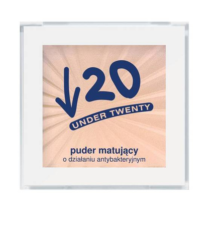 Under Twenty Matujący Puder O Działaniu Antybakteryjnym 
