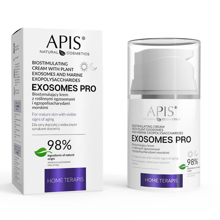 APIS Exosomes Pro HOME TERAPIS Biostymulujący krem z roślinnymi egzosomami i egzopolisacharydami morskimi 50 ml