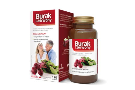 Colfarm Burak Czerwony 120tabl.