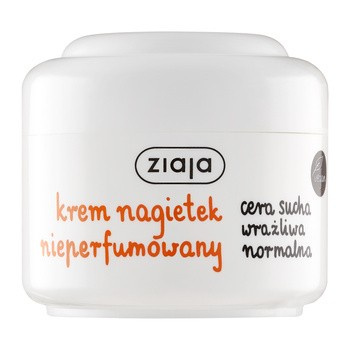 Ziaja Krem Nagietkowy Nieperfumowany Cera Normalna Sucha Wrażliwa 50 ml