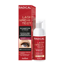 Farmona RADICAL Lash Architect Szampon w piance do mycia rzęs naturalnych i przedłużanych 50 ml
