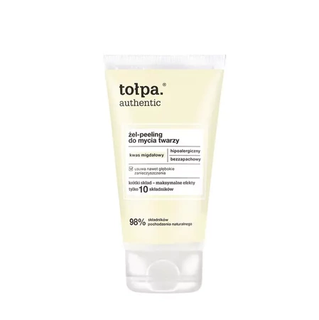 Tołpa Authentic Żel Peeling Do Mycia Twarzy 150ml