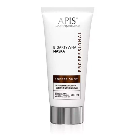 Apis Coffee Shot Bioaktywna Maska z Kwasem Kawowym i z Olejem z Nasion Kawy 200ml