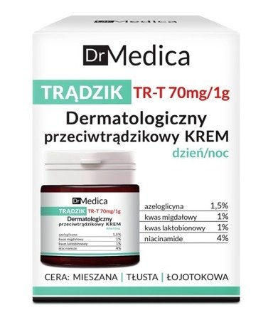 Bielenda Dr Medica Dermatologiczny Przeciwtrądzikowy Krem 50ml