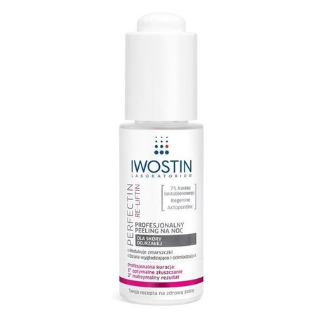 Iwostin Perfectin Re-Liftin Profesjonalny Peeling Na Noc Skóra Dojrzała 30 ml