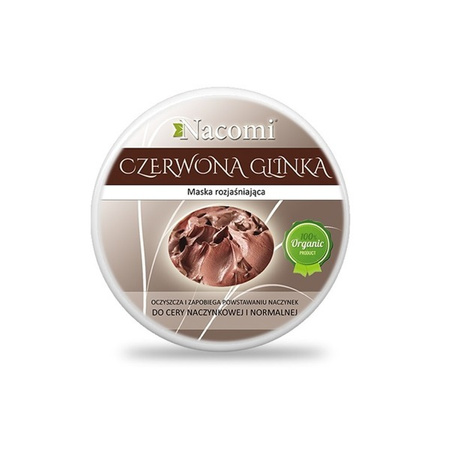 Nacomi Glinka Czerwona 100g