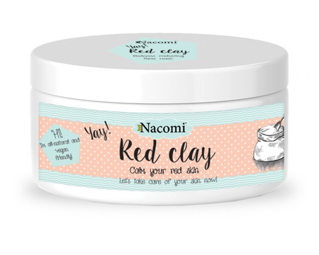 Nacomi Glinka Czerwona 100g
