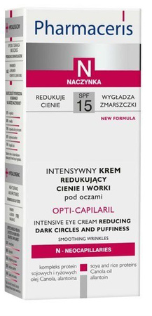 Pharmaceris Opti-Capilaril Krem Redukujący Cienie I Worki Pod Oczami 15 ml