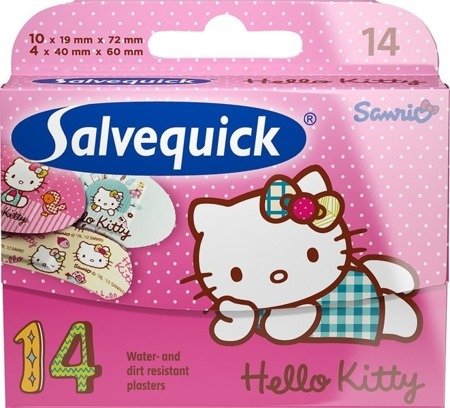 Salvequick Hello Kitty 14 szt. Plastry Dla Dzieci